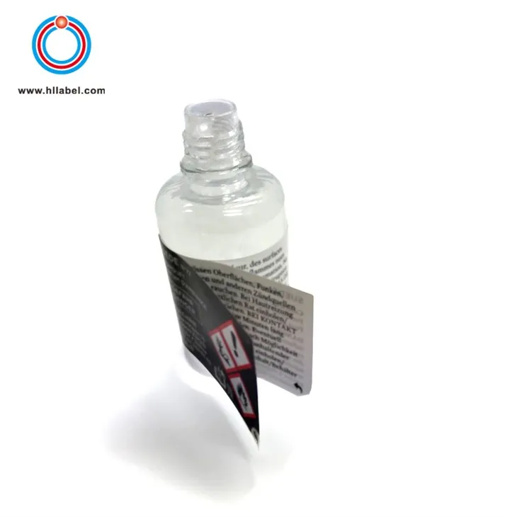 Self Adhesive Bottle Labels high quality