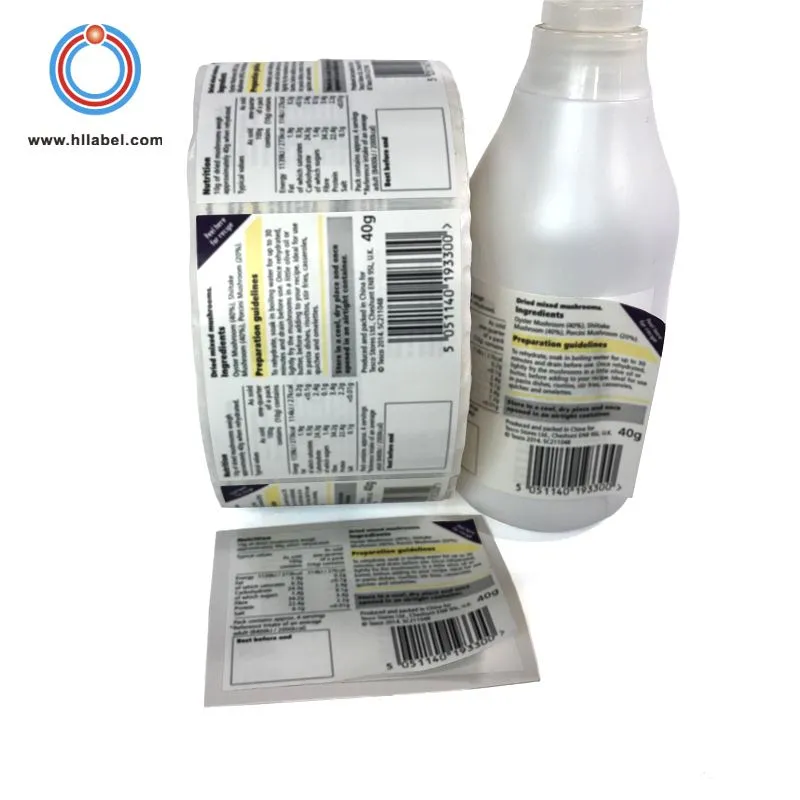 Printed Sticky Labels On A Roll