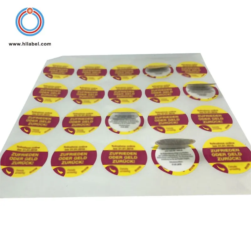 Small Circular Sticky Labels