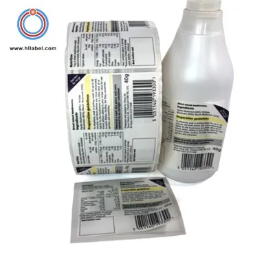 Printed Sticky Labels On A Roll